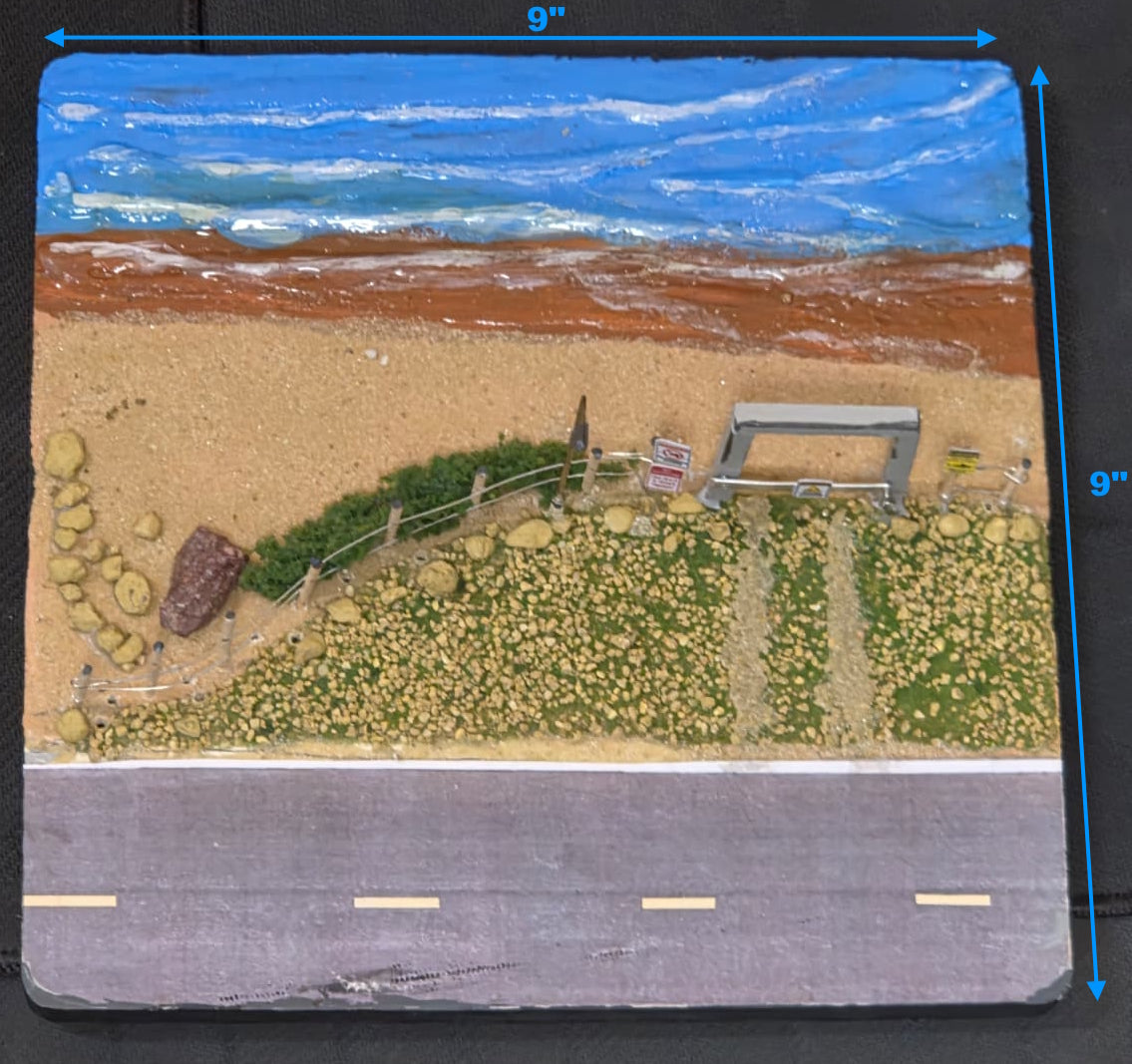 1:64 Diecast Lighted Beach Scene Diorama