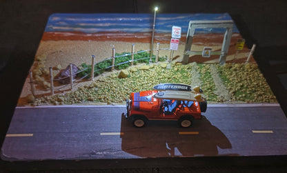 1:64 Diecast Lighted Beach Scene Diorama