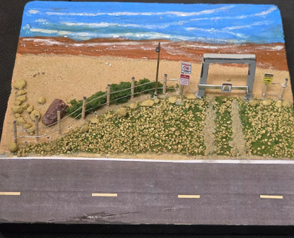 1:64 Diecast Lighted Beach Scene Diorama